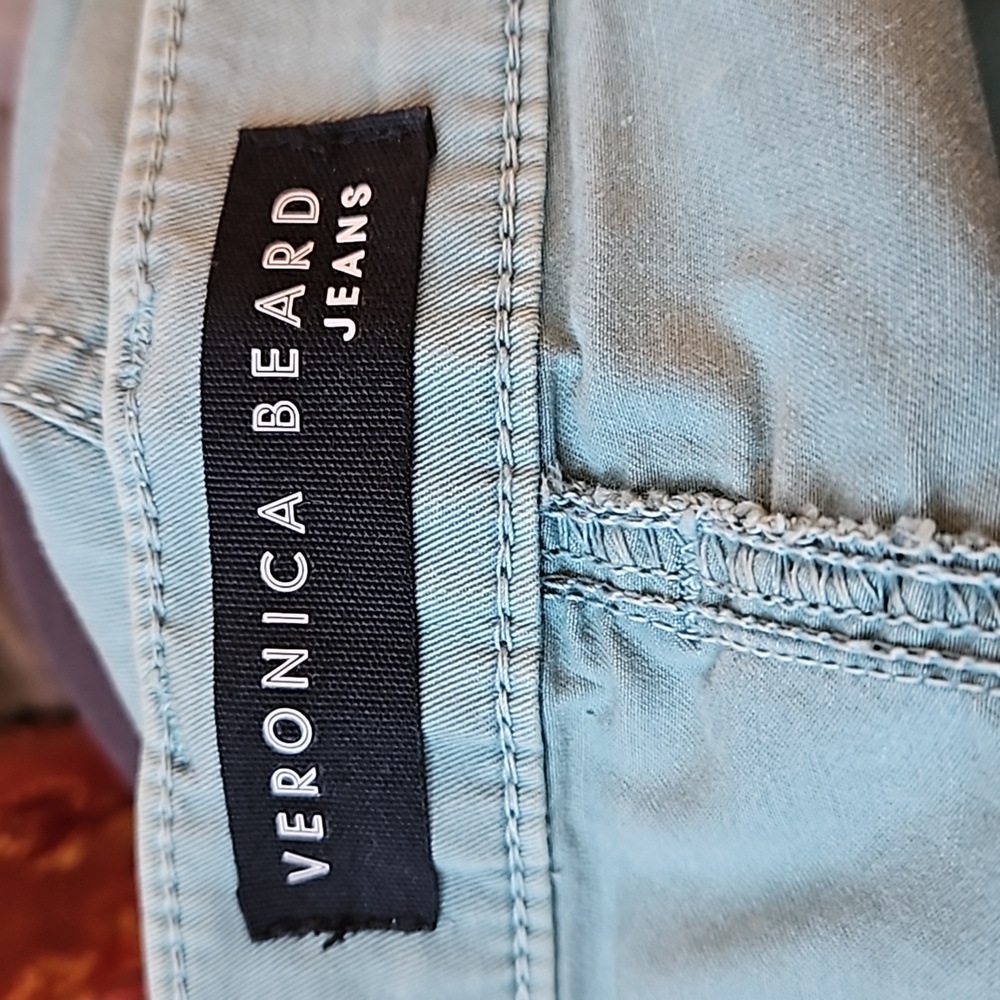 Veronica Beard Charlie Barrel Leg High Rise Pants - Picture 9 of 11